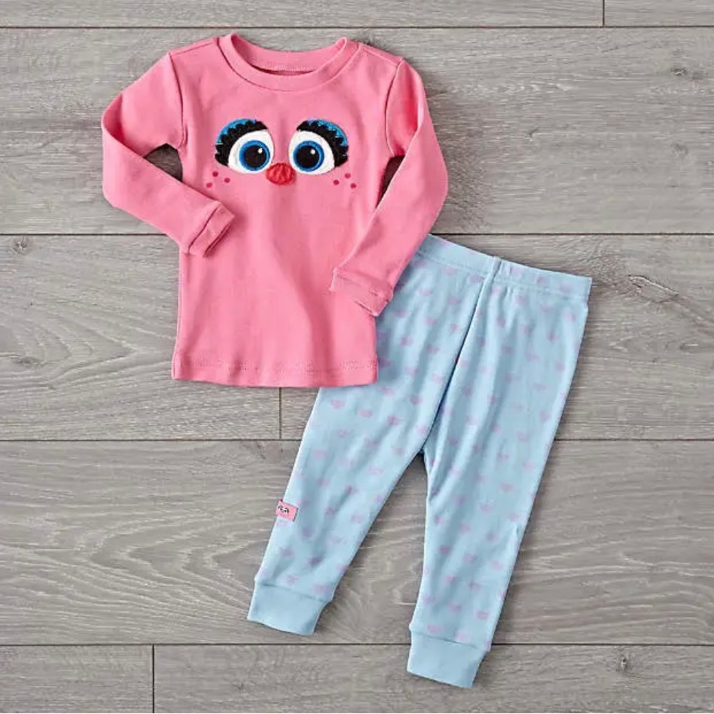 NWT Sesame Street for Nod Abby Cadabby pajama set